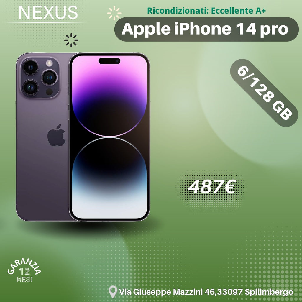 Apple iPhone 14 Pro  Viola scuro 6/128 GB